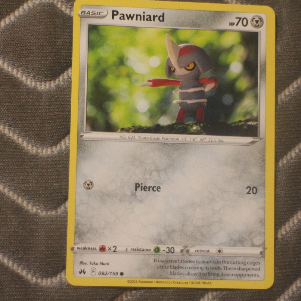 Pokemon Yellow and Gray Trading Card Game